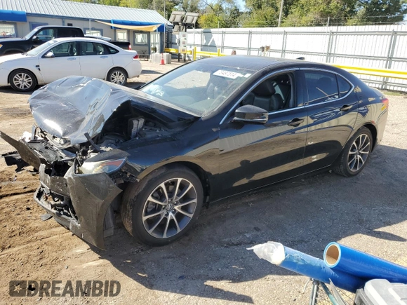 2016 Acura TLX V6 Advance with VIN 19UUB3F79GA000215, listed as a Copart auction lot 73497514 with 120,774 mi miles and Salvage Title. Bid and sale history available at carsss.com. Image 1.