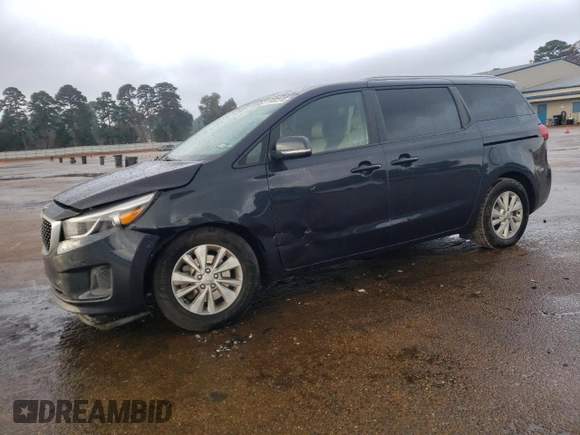 2017 Kia Sedona LX with VIN KNDMB5C11H6238980, listed as a Copart auction lot 78467274 with 151,020 mi miles and Salvage Title. Bid and sale history available at carsss.com. Image 1.