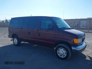 2005 Ford Econoline Passenger XL with VIN 1FBNE31L65HA76448, listed as a IAAI auction lot 42672819 with 214,033 mi miles and . Bid and sale history available at DreamBid. Image 1.