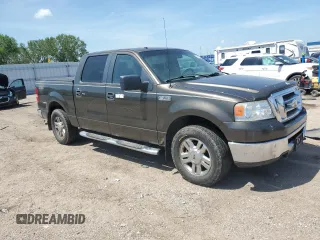 2008 Ford F-150 XLT with VIN 1FTPW14V98FA09278, listed as a Copart auction lot 64949325 with Not provided miles and Salvage title. Bid and sale history available at DreamBid. Image 4.