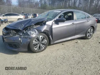 2017 Honda Civic Sedan EX-T with VIN 19XFC1F39HE029234, listed as a Copart auction lot 50640145 with 119,347 mi miles and Salvage Title. Bid and sale history available at carsss.com. Image 1.