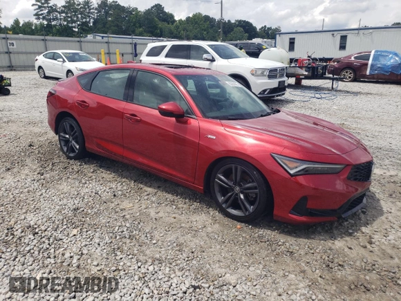 2023 Acura Integra Technology with VIN 19UDE4H64PA016131, listed as a Copart auction lot 60204095 with 22,281 mi miles and Salvage title. Bid and sale history available at DreamBid. Image 4.