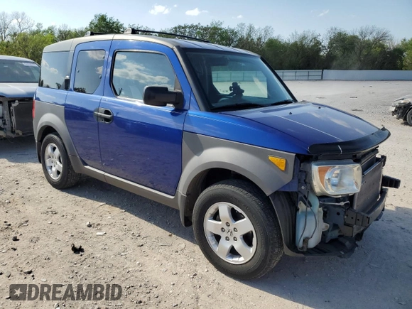 2004 Honda Element EX with VIN 5J6YH28674L001841, listed as a Copart auction lot 53568995 with 126,091 mi miles and Salvage Title. Bid and sale history available at DreamBid. Image 4.