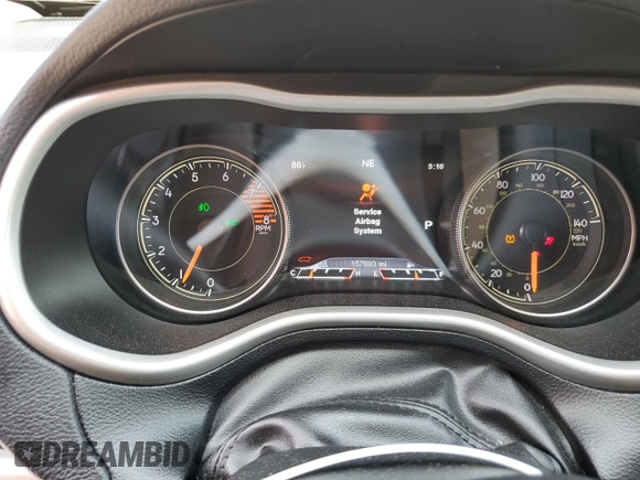 2016 Jeep Cherokee Limited with VIN 1C4PJMDS0GW240560, listed as a Copart auction lot 51577555 with 157,693 mi miles and Salvage Title. Bid and sale history available at DreamBid. Image 9.