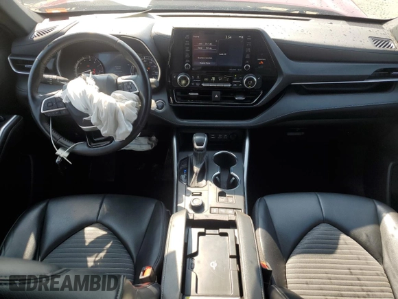 2022 Toyota Highlander XSE with VIN 5TDLZRBH2NS242545, listed as a Copart auction lot 59473185 with 150,464 mi miles and Clean title. Bid and sale history available at DreamBid. Image 8.