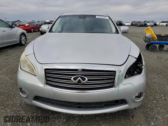 2011 Infiniti M37 with VIN JN1BY1AR4BM373982, listed as a Copart auction lot 80486364 with 165,904 mi miles and Salvage Title. Bid and sale history available at carsss.com. Image 5.