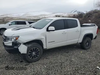 2021 Chevrolet Colorado 4WD ZR2 z VIN 1GCGTEENXM1250336, wystawiony jako Copart lot #45555385 z przebiegiem 84 331 mil mil oraz Szkoda całkowita • Salvage title. Historia ofert i sprzedaży dostępna na DreamBid. Obrazek 1.