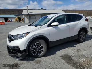 2022 Honda CR-V EX-L with VIN 2HKRW2H82NH647845, listed as a Copart auction lot 52248815 with 40,758 mi miles and Salvage Title. Bid and sale history available at carsss.com. Image 1.