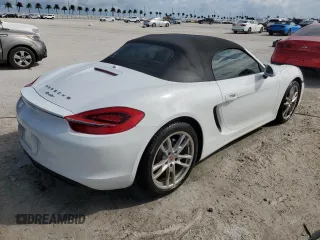 2015 Porsche Boxster z VIN WP0CA2A82FK110152, wystawiony jako Copart lot #76667714 z przebiegiem Nie podano mil oraz Nie do naprawy • Non repairable. Historia ofert i sprzedaży dostępna na DreamBid. Obrazek 3.