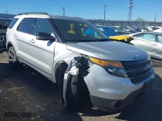2015 Ford Explorer Sport with VIN 1FM5K8GT5FGB21603, listed as a IAAI auction lot 41816695 with 138,172 mi miles. Bid and sale history available at carsss.com. Image 1.