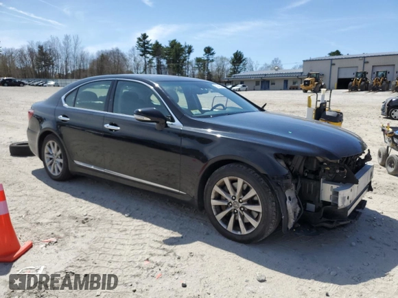 2012 Lexus LS 460 with VIN JTHCL5EF0C5015098, listed as a Copart auction lot 52645535 with 156,900 mi miles and Clean title. Bid and sale history available at DreamBid. Image 4.