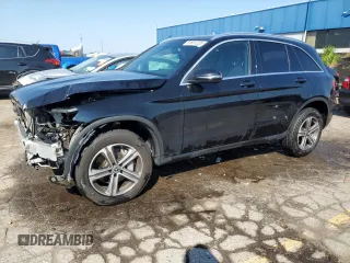 2019 Mercedes-Benz GLC 300 with VIN WDC0G4KB2KV168157, listed as a Copart auction lot 61851225 with 105,149 mi miles and Salvage title. Bid and sale history available at DreamBid. Image 1.