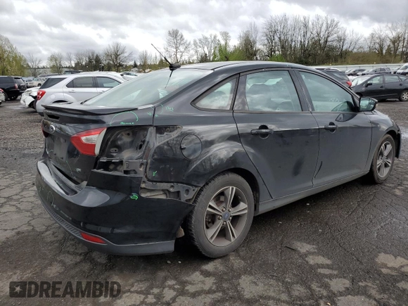 2014 Ford Focus SE with VIN 1FADP3F22EL433306, listed as a Copart auction lot 52242515 with 133,140 mi miles and Salvage Title. Bid and sale history available at carsss.com. Image 3.