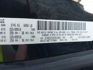 2012 Dodge Grand Caravan SXT with VIN 2C4RDGCG2CR319651, listed as a IAAI auction lot 42097594 with 155,521 mi miles and . Bid and sale history available at DreamBid. Image 9.