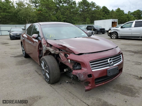 2010 Nissan Maxima 3.5 SV w/Premium Pkg with VIN 1N4AA5AP0AC819624, listed as a Copart auction lot 41728375 with 162,774 mi miles and Non Repairable. Bid and sale history available at carsss.com. Image 1.