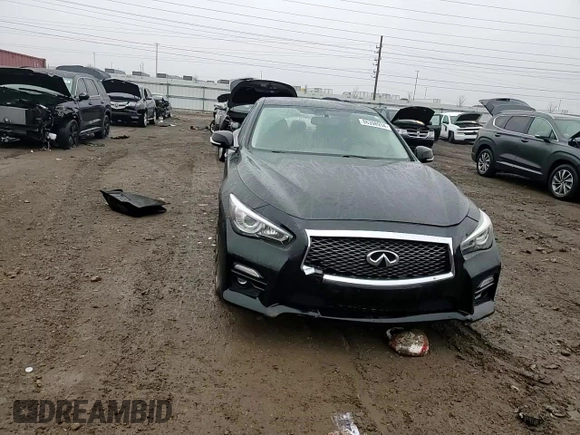 2017 Infiniti Q50 2.0t Premium with VIN JN1CV7AR6HM680529, listed as a Copart auction lot 86398934 with 101,765 mi miles and Salvage Title. Bid and sale history available at carsss.com. Image 11.