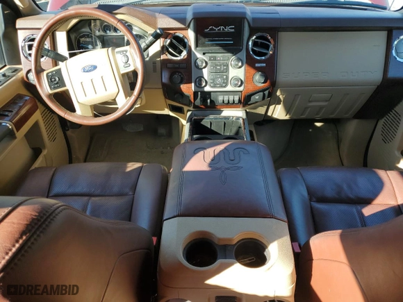 2014 Ford Super Duty F-350 DRW XLT with VIN 1FT8W3DT4EEA32435, listed as a Copart auction lot 42681355 with 88,719 mi miles and Salvage Title. Bid and sale history available at carsss.com. Image 8.