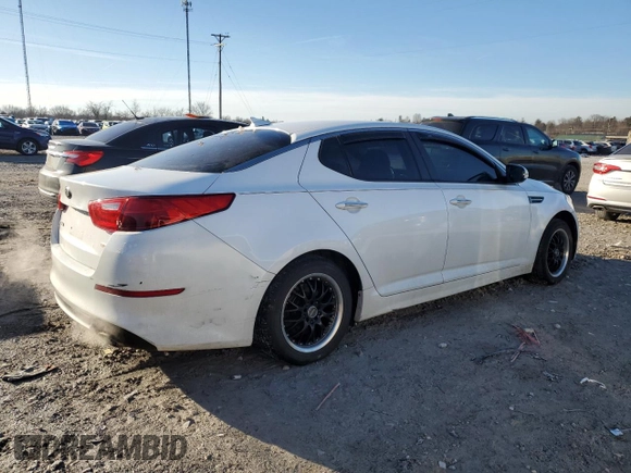 2014 Kia Optima LX z VIN 5XXGM4A7XEG296656, wystawiony jako Copart lot #41903485 z przebiegiem 113 587 mil mil oraz Szkoda całkowita • Salvage title. Historia ofert i sprzedaży dostępna na DreamBid. Obrazek 3.