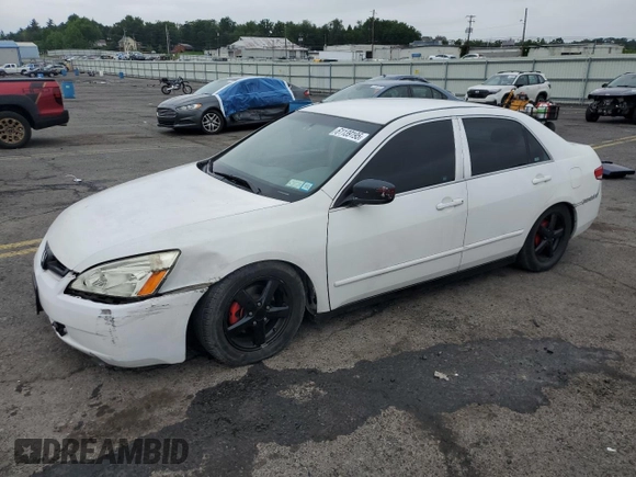 2003 Honda Accord LX with VIN 1HGCM56323A116736, listed as a Copart auction lot 61139195 with 191,426 mi miles and Salvage title. Bid and sale history available at DreamBid. Image 1.