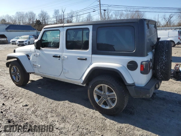 2023 Jeep Wrangler Sahara with VIN 1C4HJXEN1PW505291, listed as a Copart auction lot 41424595 with 0 mi miles and Non Repairable. Bid and sale history available at carsss.com. Image 2.