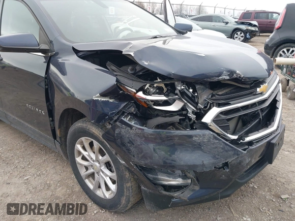 2018 Chevrolet Equinox LT with VIN 3GNAXJEV2JL293664, listed as a IAAI auction lot 41911923 with 105,057 mi miles and . Bid and sale history available at DreamBid. Image 6.