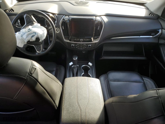 2019 Chevrolet Traverse LT Leather with VIN 1GNEVHKW9KJ298463, listed as a Copart auction lot 46893445 with 99,157 mi miles and Salvage Title. Bid and sale history available at carsss.com. Image 8.