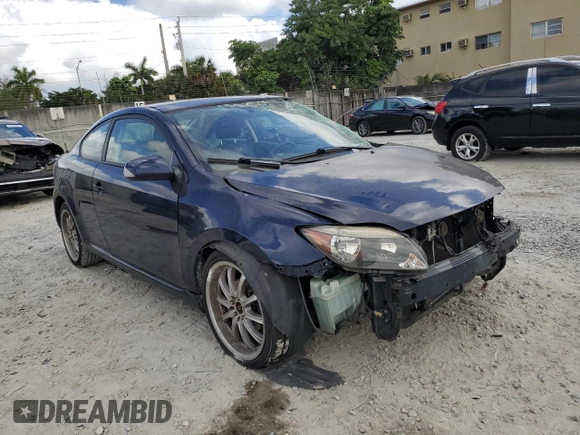 2008 Scion tC Spec with VIN JTKDE167X80241193, listed as a Copart auction lot 45224075 with 137,960 mi miles and Salvage Title. Bid and sale history available at DreamBid. Image 4.