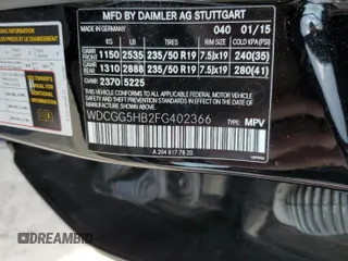 2015 Mercedes-Benz GLK 350 with VIN WDCGG5HB2FG402366, listed as a Copart auction lot 71533444 with 49,349 mi miles and Non Repairable. Bid and sale history available at DreamBid. Image 14.