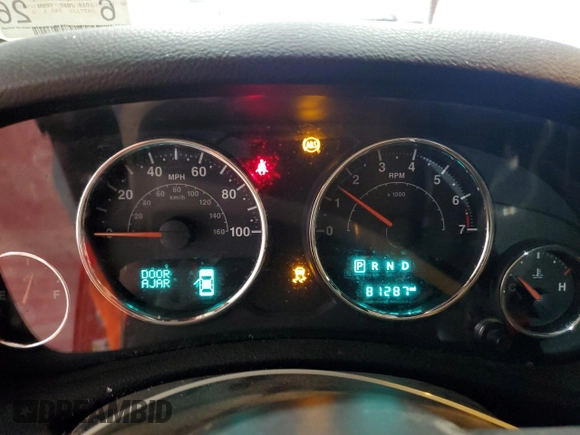 2018 Jeep Wrangler JK Unlimited Sport S with VIN 1C4BJWDG4JL895945, listed as a Copart auction lot 79836184 with 81,287 mi miles and Salvage Title. Bid and sale history available at carsss.com. Image 9.