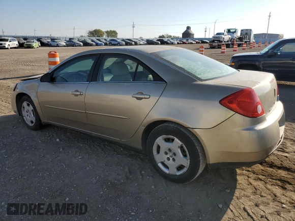 2007 Pontiac G6 1SV Value Leader with VIN 1G2ZF58B874104445, listed as a Copart auction lot 71168214 with 106,796 mi miles and Salvage Title. Bid and sale history available at carsss.com. Image 2.