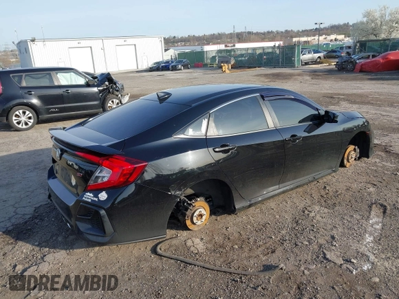 2020 Honda Civic Si z VIN 2HGFC1E57LH700157, wystawiony jako IAAI lot #41935665 z przebiegiem Nie podano mil oraz . Historia ofert i sprzedaży dostępna na DreamBid. Obrazek 4.