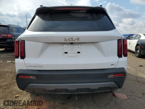2023 Kia Sorento X-Line S with VIN 5XYRLDLC7PG228349, listed as a Copart auction lot 76688564 with Not Provided miles and Salvage Title. Bid and sale history available at carsss.com. Image 6.