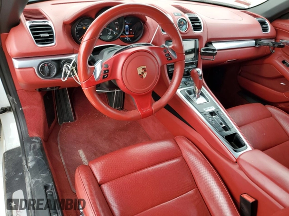 2013 Porsche Boxster с VIN WP0CA2A82DS113808, выставлен на аукционе Copart как лот 86105554 с пробегом 58 526 миль миль и Списание • Salvage title. История ставок и продаж доступна на DreamBid. Изображение 8.