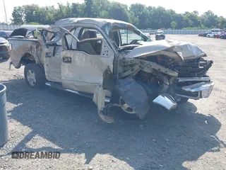2010 Ford F-150 XL with VIN 1FTFW1CV1AFA58011, listed as a IAAI auction lot 42683820 with 213,487 mi miles and . Bid and sale history available at DreamBid. Image 1.