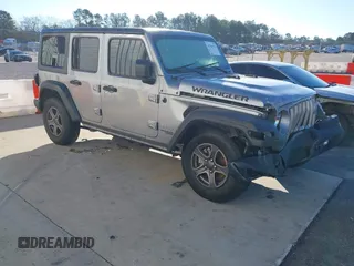 2019 Jeep Wrangler Unlimited Sport S with VIN 1C4HJXDG7KW558525, listed as a IAAI auction lot 41564793 with 68,243 mi miles and . Bid and sale history available at DreamBid. Image 1.