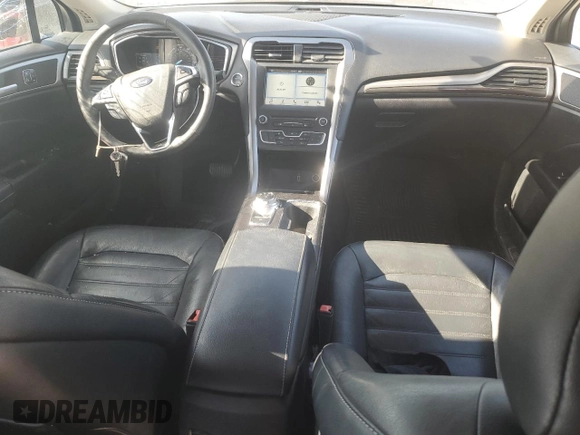 2017 Ford Fusion SE with VIN 3FA6P0HD3HR395841, listed as a Copart auction lot 48583325 with 109,296 mi miles and Salvage Title. Bid and sale history available at carsss.com. Image 8.