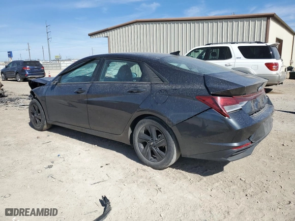 2021 Hyundai Elantra SEL with VIN 5NPLM4AG2MH039721, listed as a Copart auction lot 48356375 with 55,289 mi miles and Salvage Title. Bid and sale history available at carsss.com. Image 2.