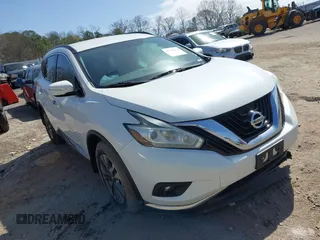 2015 Nissan Murano Platinum with VIN 5N1AZ2MH6FN227626, listed as a IAAI auction lot 41749653 with 158,856 mi miles and . Bid and sale history available at DreamBid. Image 1.