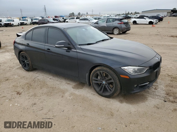 2014 BMW 3 Series 335i with VIN WBA3A9C52EF479335, listed as a Copart auction lot 47108015 with 95,745 mi miles and Salvage Title. Bid and sale history available at carsss.com. Image 4.