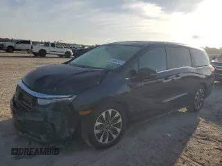 2024 Honda Odyssey EX-L with VIN 5FNRL6H63RB042753, listed as a Copart auction lot 65665724 with Not Provided miles and Salvage Title. Bid and sale history available at DreamBid. Image 1.