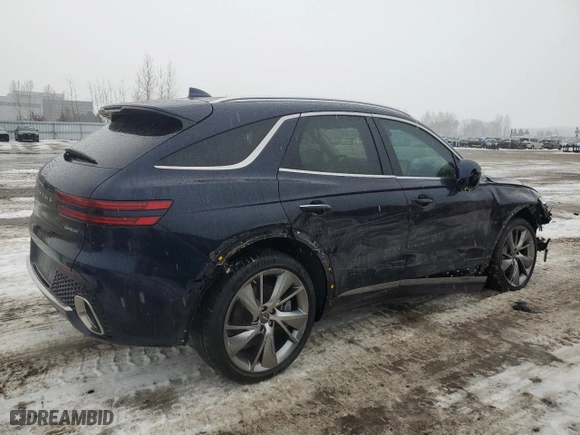 2025 Genesis GV70 2.5T with VIN KMUMADTB5SU188672, listed as a Copart auction lot 88262035 with 6,494 mi miles and Salvage Title. Bid and sale history available at carsss.com. Image 3.