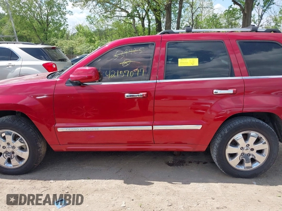 2009 Jeep Grand Cherokee with VIN 1J8HR68T79C539925, listed as a IAAI auction lot 42157077 with 140,443 mi miles and . Bid and sale history available at DreamBid. Image 13.