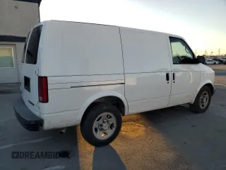 2003 Chevrolet Astro Cargo Van with VIN 1GCDM19X53B126066, listed as a Copart auction lot 79508884 with 153,780 mi miles and Salvage Title. Bid and sale history available at carsss.com. Image 3.