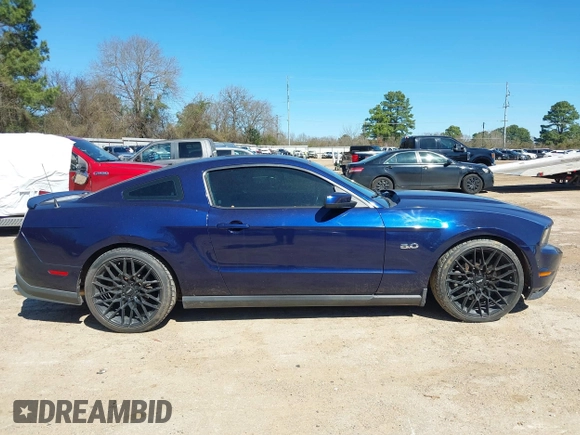 2011 Ford Mustang GT with VIN 1ZVBP8CF6B5138180, listed as a IAAI auction lot 41739427 with 131,604 mi miles. Bid and sale history available at carsss.com. Image 13.