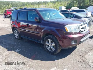 2009 Honda Pilot EX with VIN 5FNYF48429B011466, listed as a IAAI auction lot 41984812 with 162,664 mi miles. Bid and sale history available at carsss.com. Image 1.
