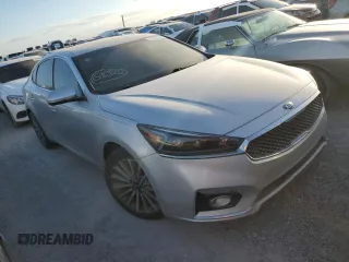 2017 Kia Cadenza Premium with VIN KNALB4J16H5049057, listed as a Copart auction lot 76202044 with 74,617 mi miles and Salvage Title. Bid and sale history available at carsss.com. Image 4.
