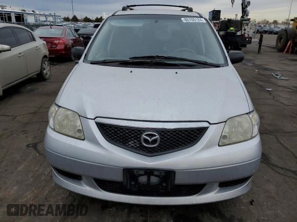 2003 Mazda MPV LX with VIN JM3LW28J930347908, listed as a Copart auction lot 86700124 with 231,753 mi miles and Salvage Title. Bid and sale history available at carsss.com. Image 5.