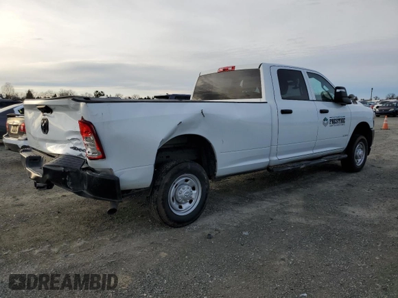 2024 Ram 2500 Tradesman with VIN 3C6UR5HJ7RG222469, listed as a Copart auction lot 44657845 with 44,753 mi miles and Salvage title. Bid and sale history available at DreamBid. Image 3.