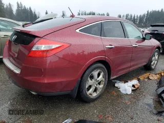 2010 Honda Accord Crosstour EX-L with VIN 5J6TF1H53AL011702, listed as a Copart auction lot 38206974 with 76,284 mi miles and Salvage Title. Bid and sale history available at carsss.com. Image 3.