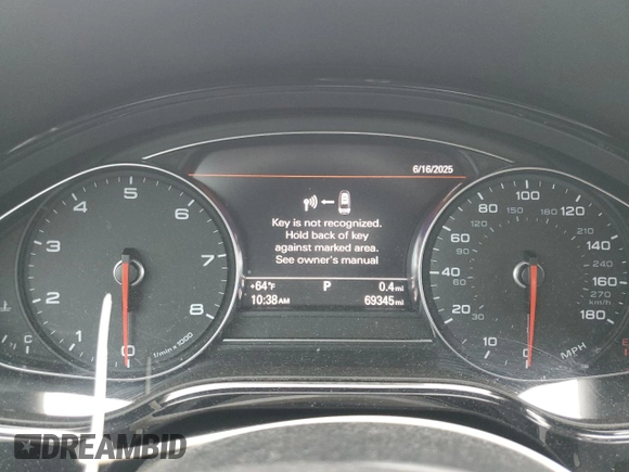 2013 Audi A8 3.0L z VIN WAURGAFD5DN018082, wystawiony jako Copart lot #60092825 z przebiegiem 69 345 mil mil oraz Szkoda całkowita • Salvage title. Historia ofert i sprzedaży dostępna na DreamBid. Obrazek 9.